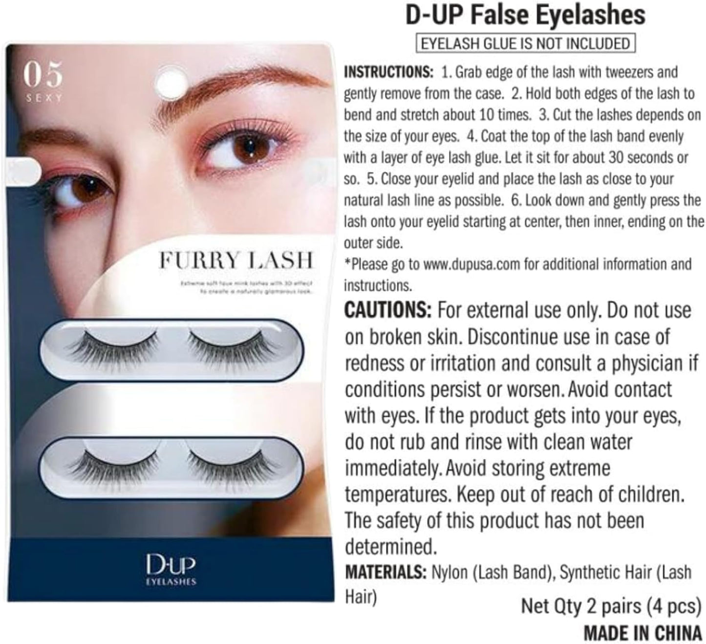 D-Up Furry Rush 05 SEXY (2 Pairs)